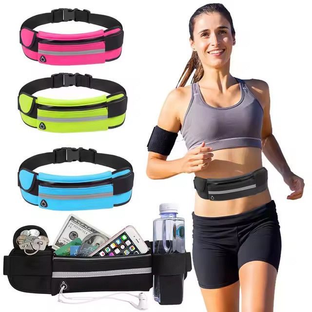 Neoprène en extérieur imperméable à l'eau Randonnée à vélo Ceinture de course Sac de taille Couleur personnalisée