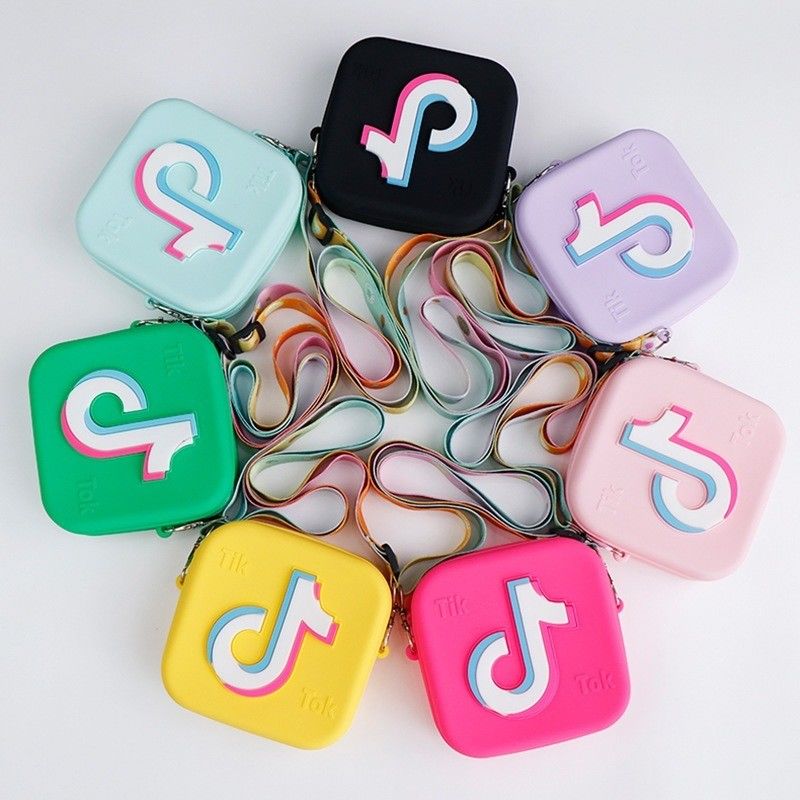 Mini sac à gelée carré pour les petites filles Mode et fonctionnel Porte-monnaie inclus