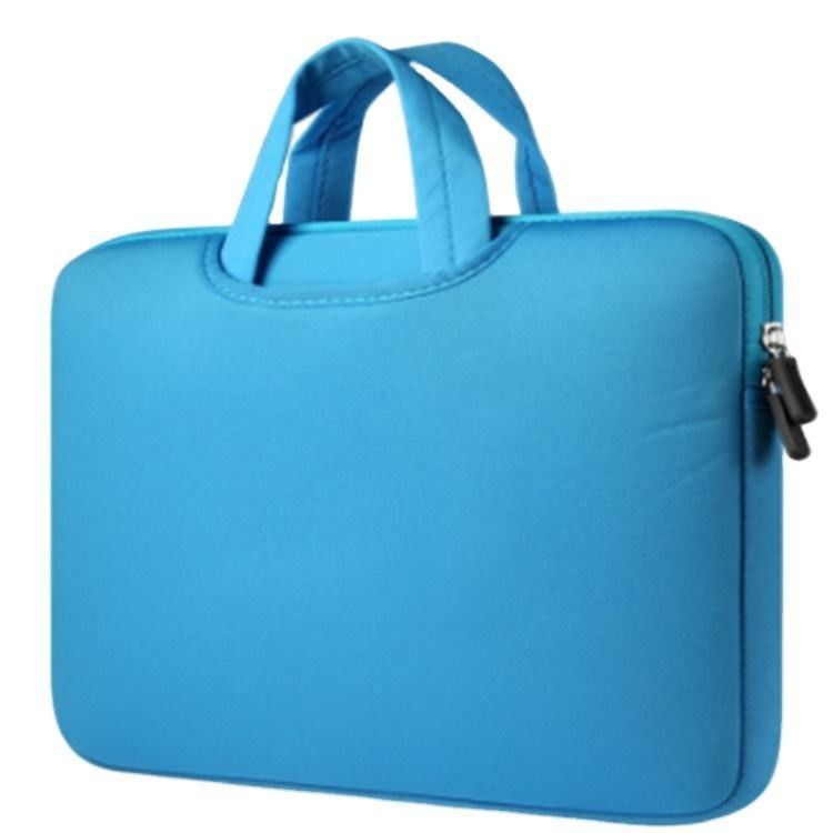 Des sacs d'ordinateur portatifs en néoprène bleu ciel personnalisés pour 12 13 15 pouces