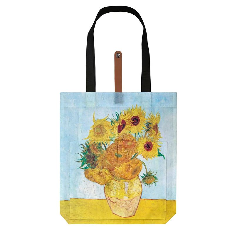 Peinture sac à épaule réutilisable Ultra Slim pliable sac de plage en toile pour femmes