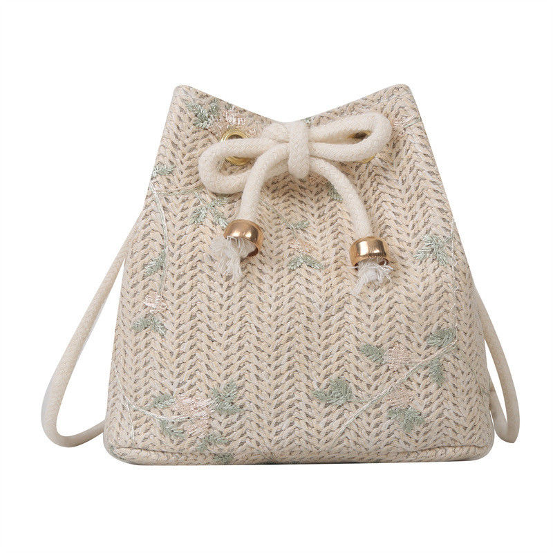 Sac de paille à épaule unique en couleur personnalisée pour les amateurs de mode
