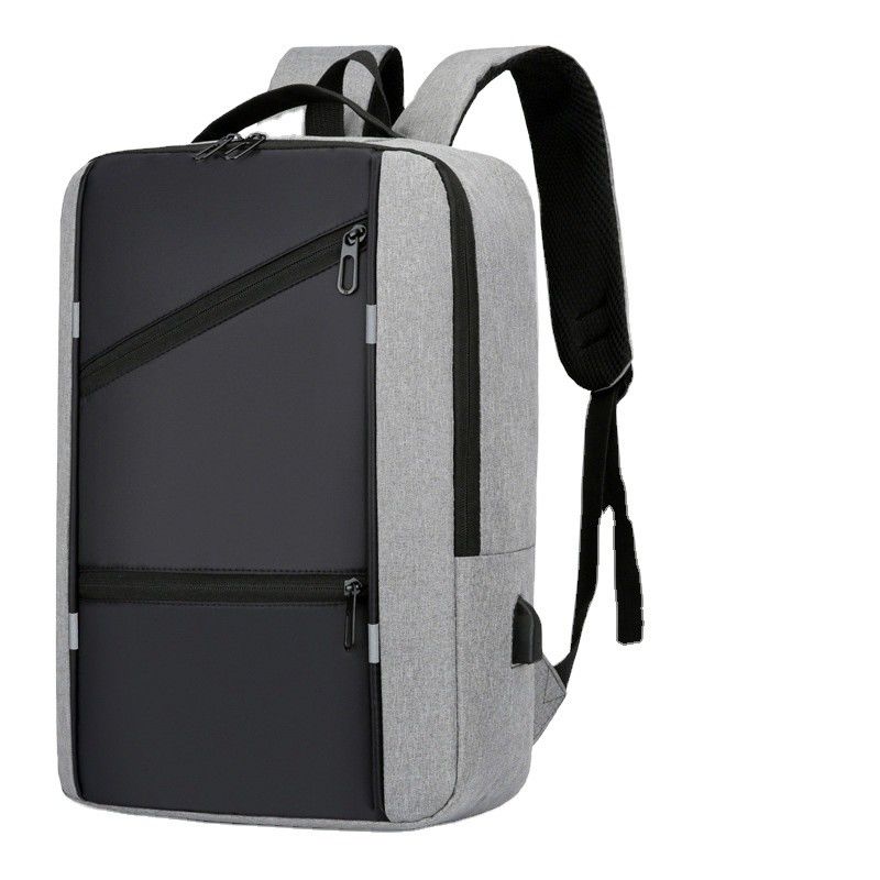 Sac à dos d'ordinateur portable personnalisé pour homme avec conception anti-vol et port de charge USB