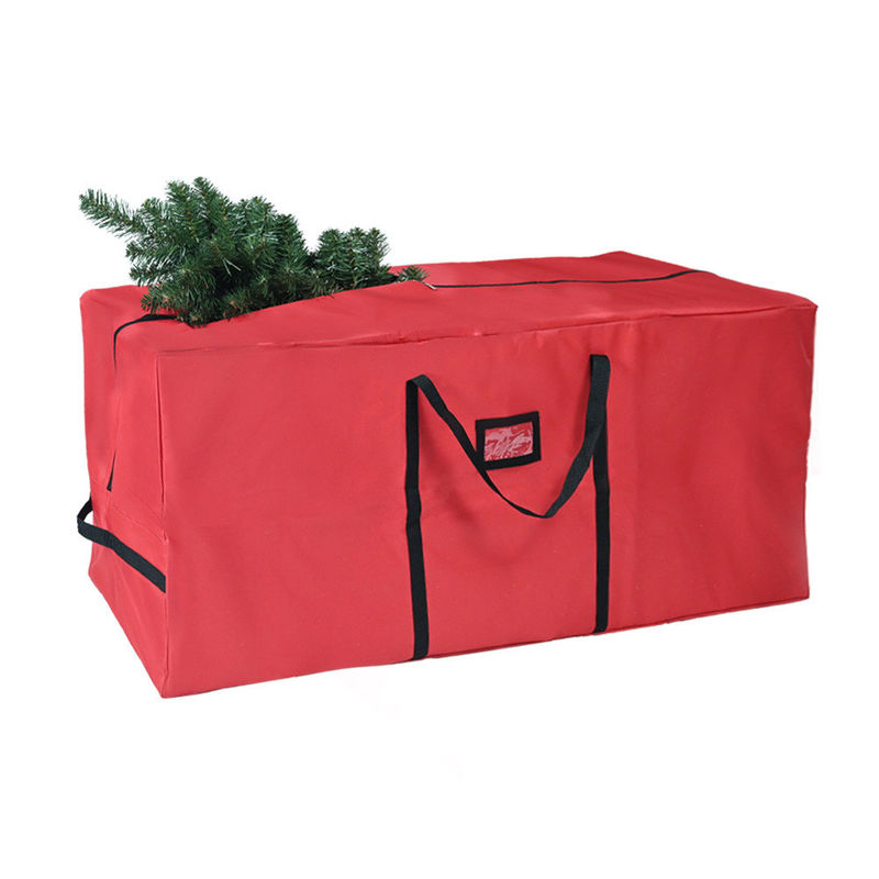 Couleur personnalisée Durable 600d sac de stockage d'arbre de Noël à l'oxford.