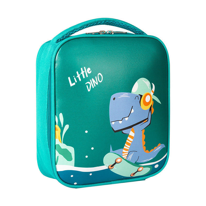 Des dessins animés en couleurs personnalisés, espace isolé pour les enfants, boîte à lunch, sac à isolation.