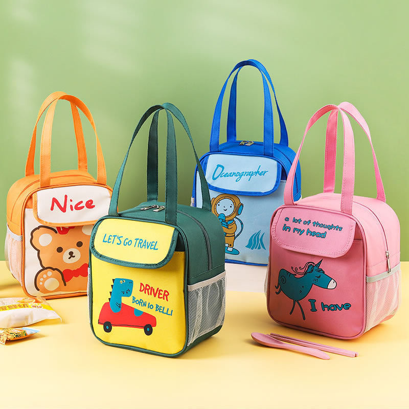 Sac isolé pour enfants Portable à main mignon Sac de boîte à lunch OEM/ODM Acceptable