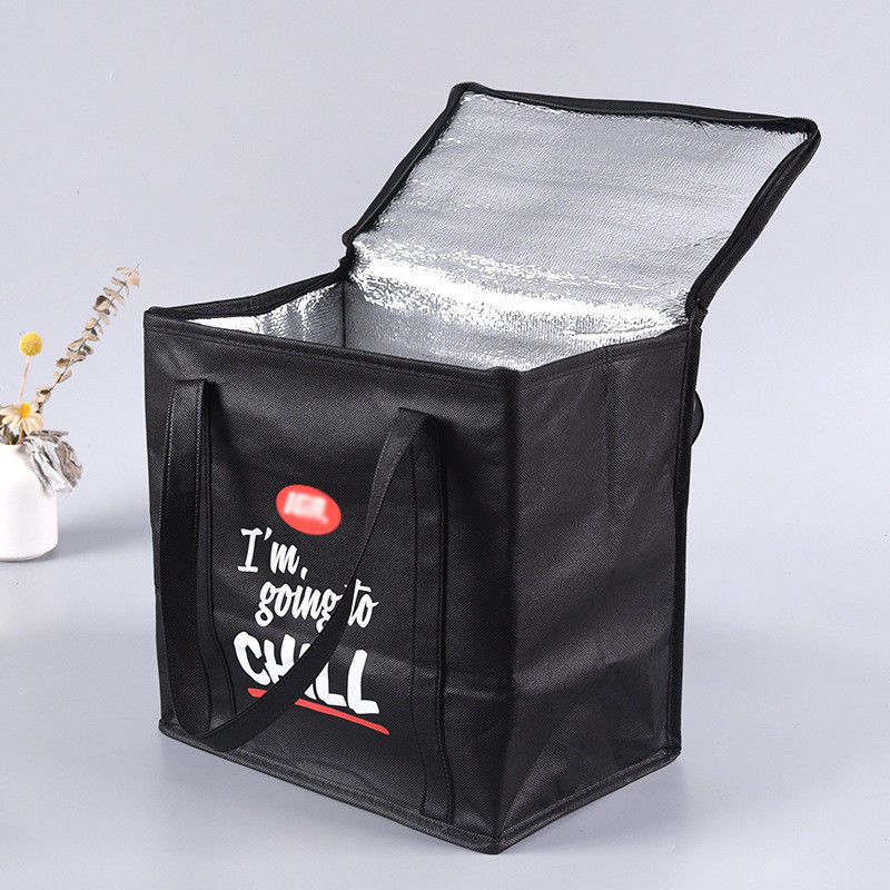 Sac de shopping à glace non tissé à pique-nique isolé Cooler à déjeuner