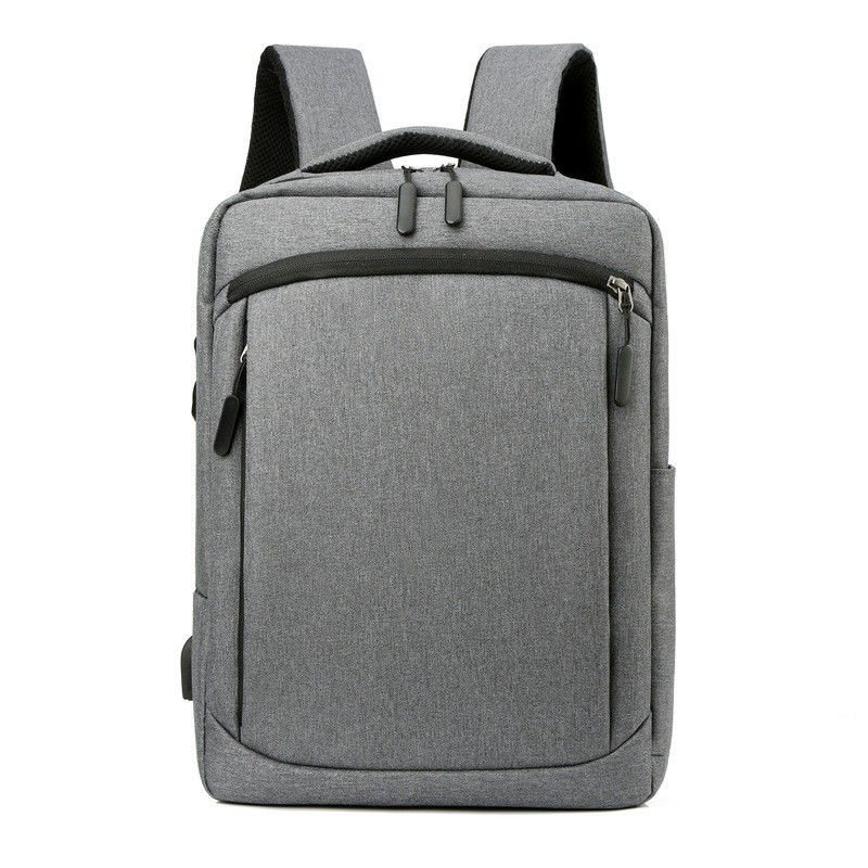 Sac à dos d'ordinateur portable Oxford personnalisé de grande capacité avec port USB et design unisexe