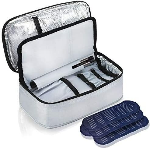 Sacs de voyage avec revêtement isolant Gardez vos médicaments froids et organisés