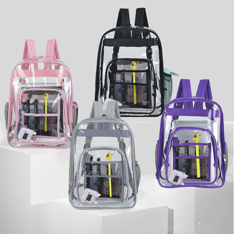 Dernier sac à dos en PVC à la mode pour les activités scolaires en plein air