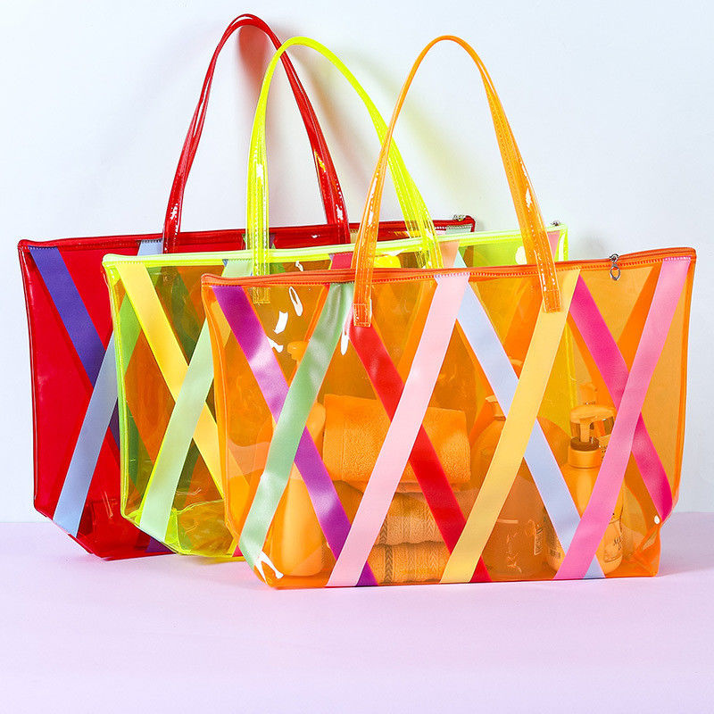 Vente en gros achats en ligne gros sac de plage en PVC avec logo personnalisé accepté