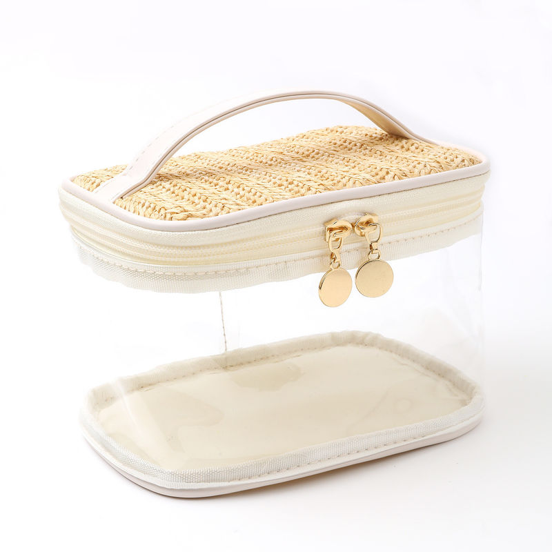 2024 Sac de toilette de voyage portable en PVC de grande capacité Sac de rangement cosmétique pour la mode