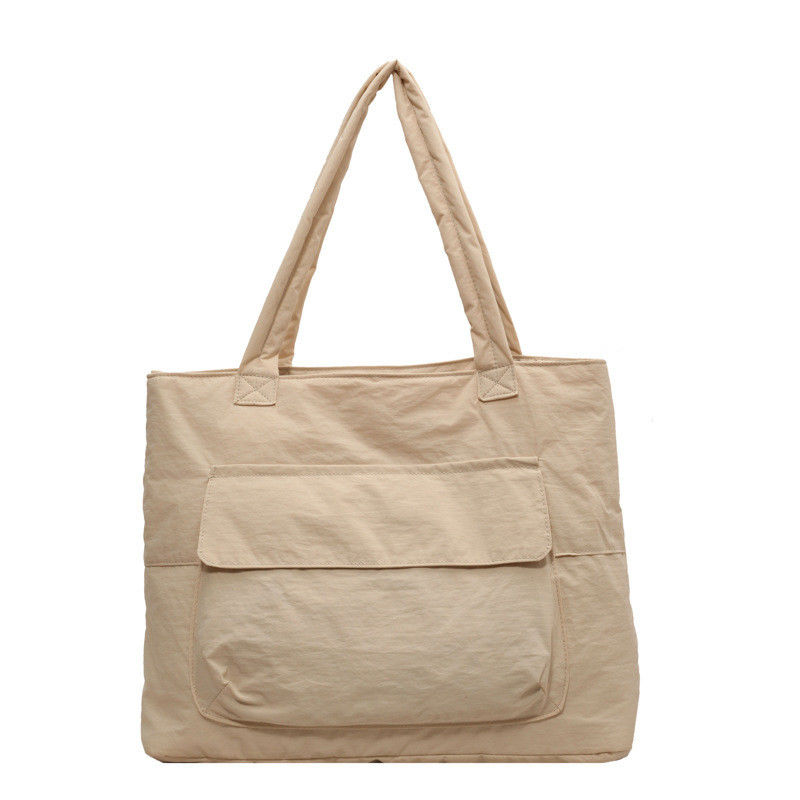 Grosse capacité de travail Oxford Tote sac à épaule personnalisé fermeture ouverte en nylon étanche
