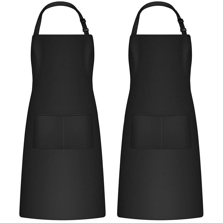 Type de tissu uniforme Logo personnalisé imperméable à l'eau Chef Cuisine Taille pour café Restaurants Cuisine