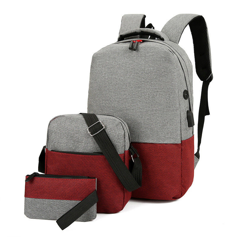 Sac à dos école imperméable pour garçons adolescents Hommes sur mesure Sac à dos étudiant 3 ensemble