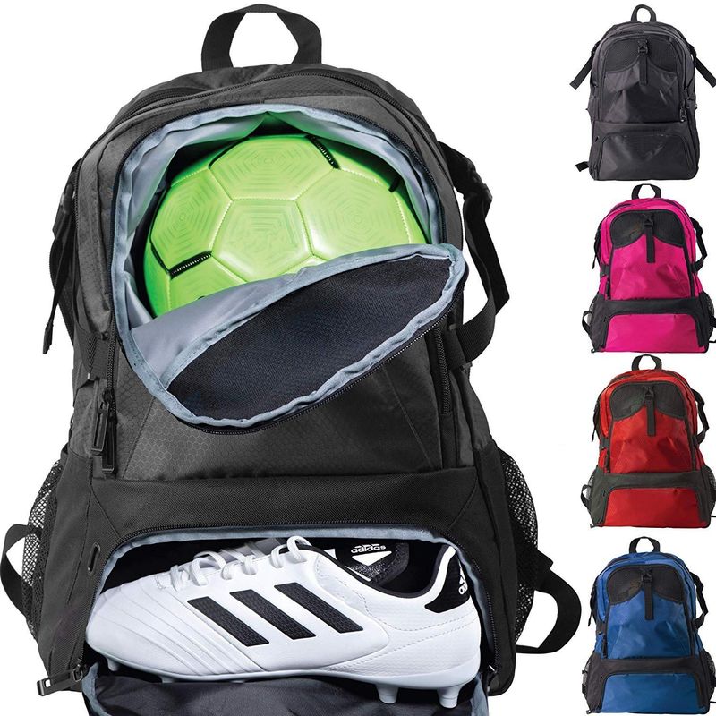 Sac à dos sportif de grande capacité de couleurs vives avec logo et motif de lettres personnalisés