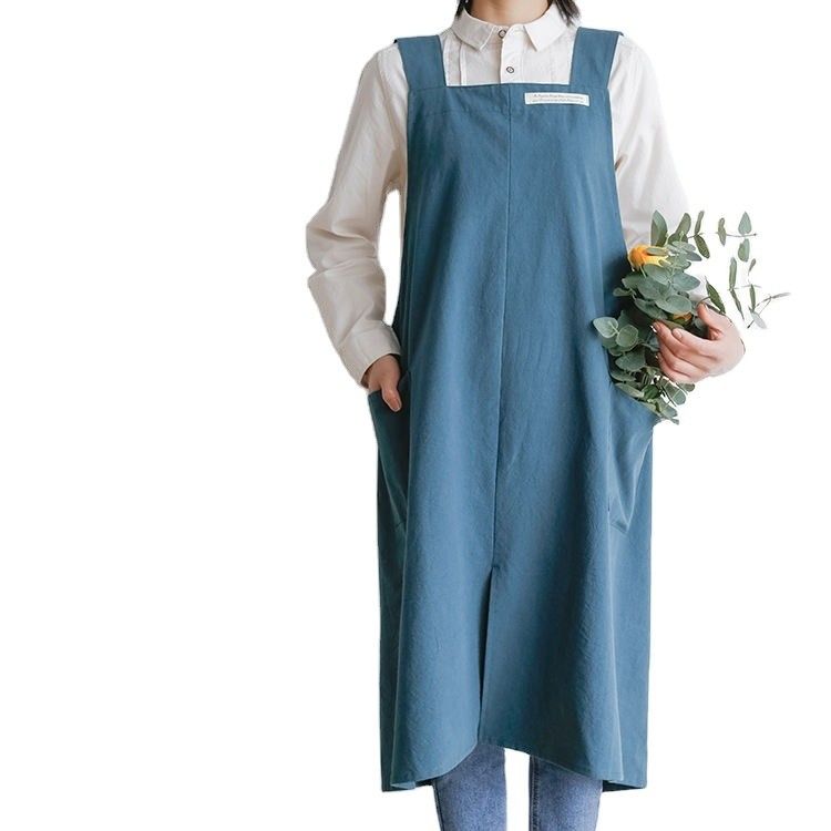 Shopping pour le logo personnalisé Cuisine Chef Cuisine Café Restaurants Cross Back Coton tablier