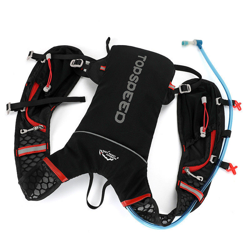 Matériau de revêtement en polyester Sac à eau pour le sport Voyage Hydratation Veste de course