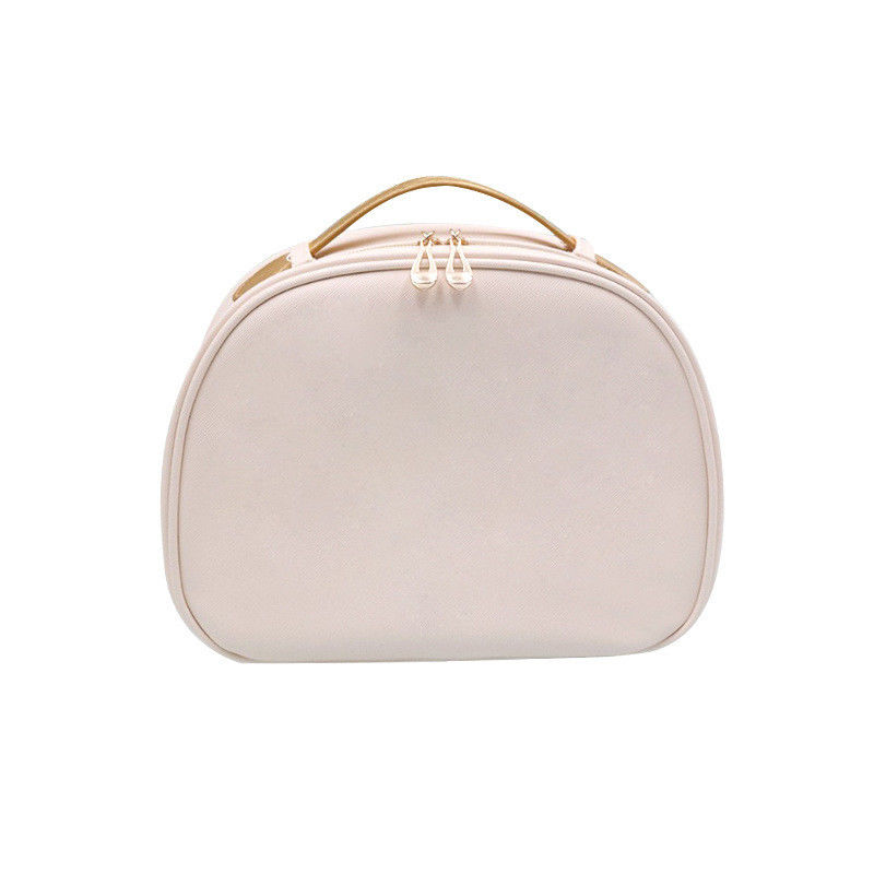 Maquillage cosmétique couleur solide imperméable PU sac cosmétique pour les voyages et les articles de toilette