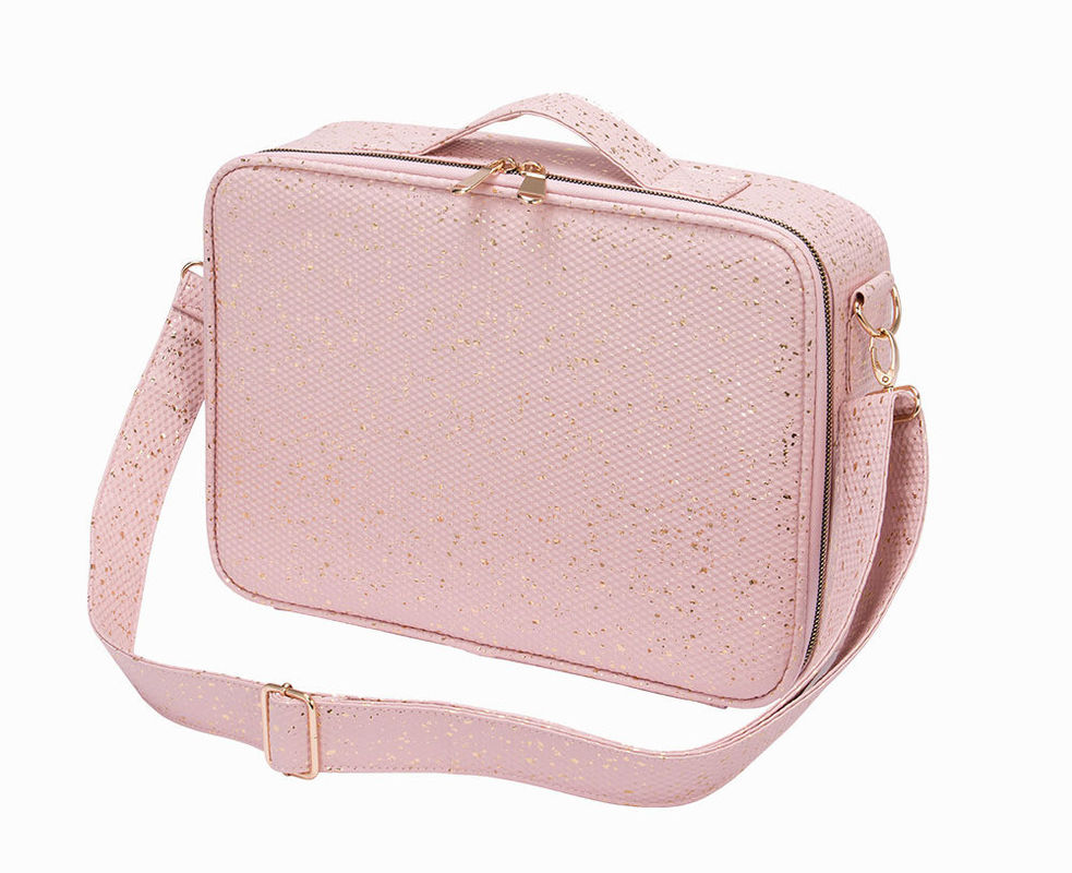 Sac cosmétique à motif solide pour couleur personnalisée Sac à main portable