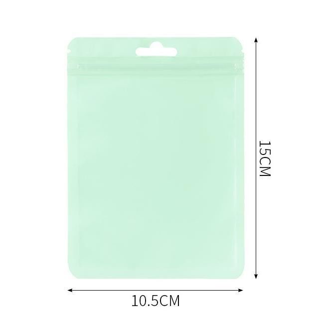 Sac transparent épaissi pour ranger facilement des pinceaux de maquillage aux couleurs personnalisées