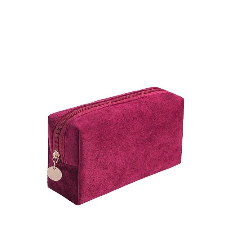 Sac en velours à boucle douce pour maquillage personnalisé et cadeaux personnalisés de demoiselles d'honneur