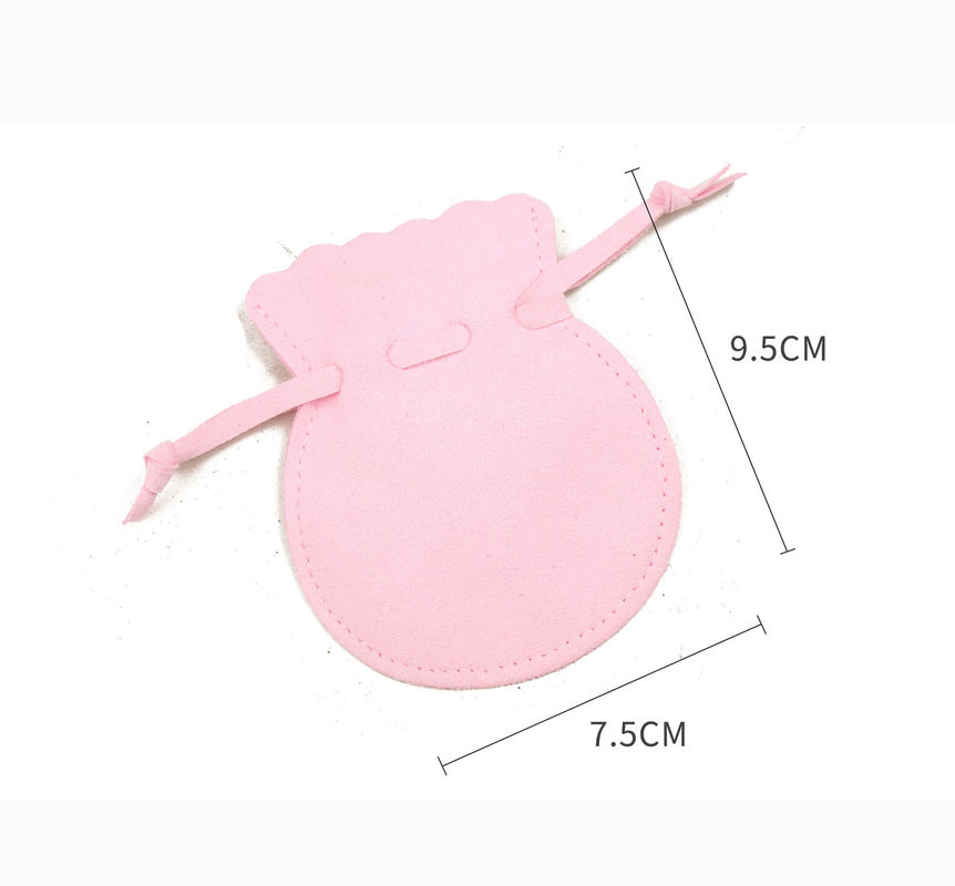Logo personnalisé Soie Satin Poussière de velours Sac à cordes Sac à bijoux Autres décorations