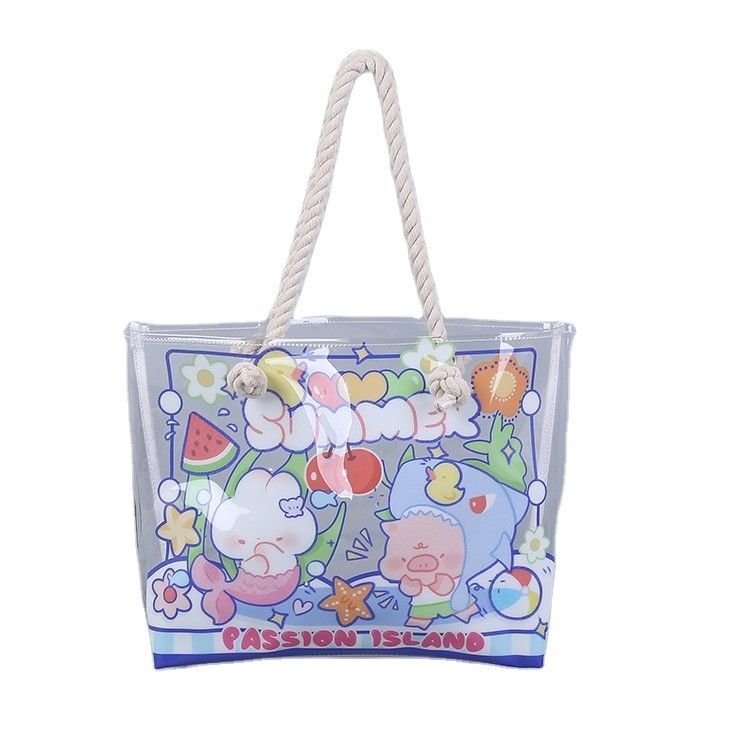 Toutes les saisons imperméable à l'eau sac de plage sac de piscine pour femmes dames grand sac de sport sac à main en PVC