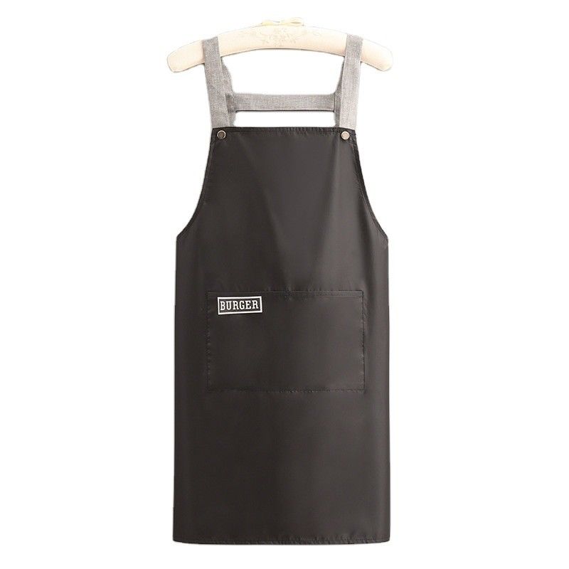 Logo personnalisé Polyester coton-chef tablier de cuisine pour la vie quotidienne dans les cafés Restaurants Cuisine