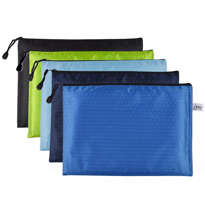 Sac à dossiers en polyester à motifs de football coloré imperméable à l'eau Sac de rangement en papier avec sac