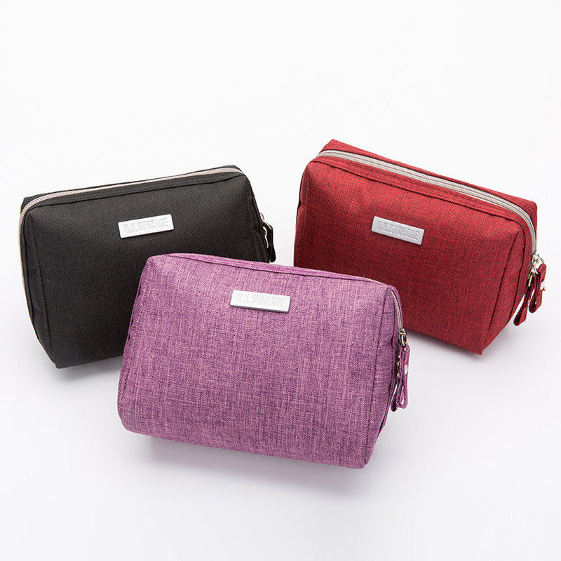 Logo personnalisé imprimé en tissu d'Oxford sac de rangement de voyage pour les produits de toilette imperméables