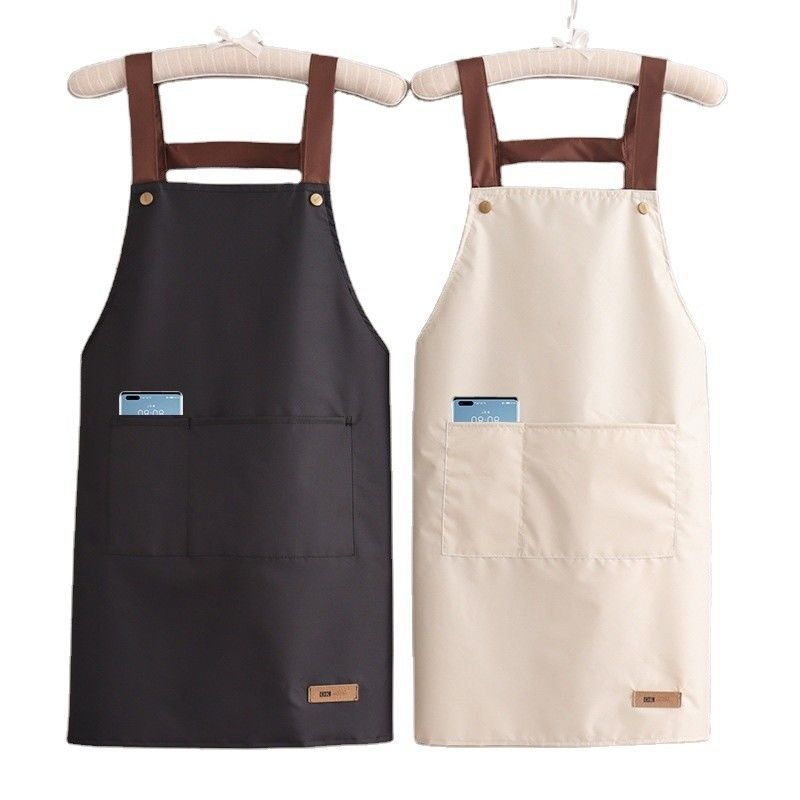 Farce de cuisine en polyester de coton coloré avec sangles réglables sur tissu de toile