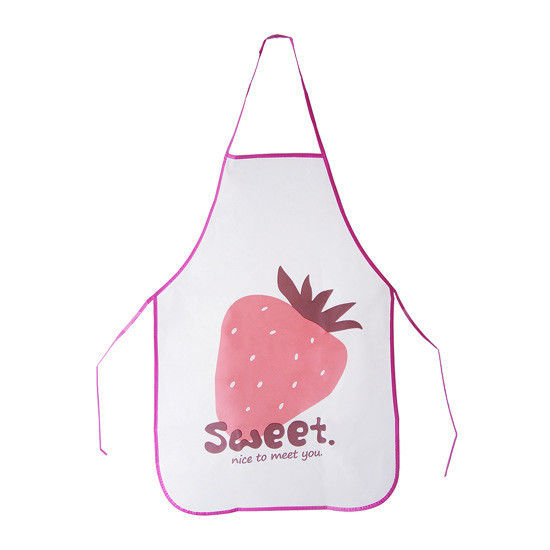 LOGO personnalisé Fardeau de cuisine imprimé avec couleur personnalisée et tissu PE imperméable