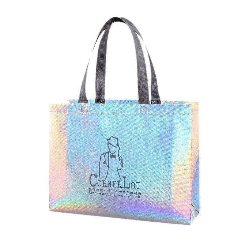 Sac d'épicerie laser non tissé pour les besoins quotidiens et la couleur personnalisée