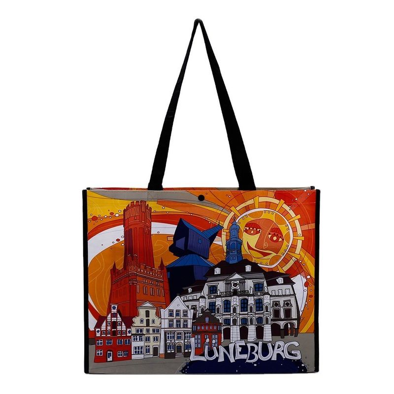 Sacs d'épicerie en tissu non tissé réutilisable personnalisé pour le dernier style à la mode