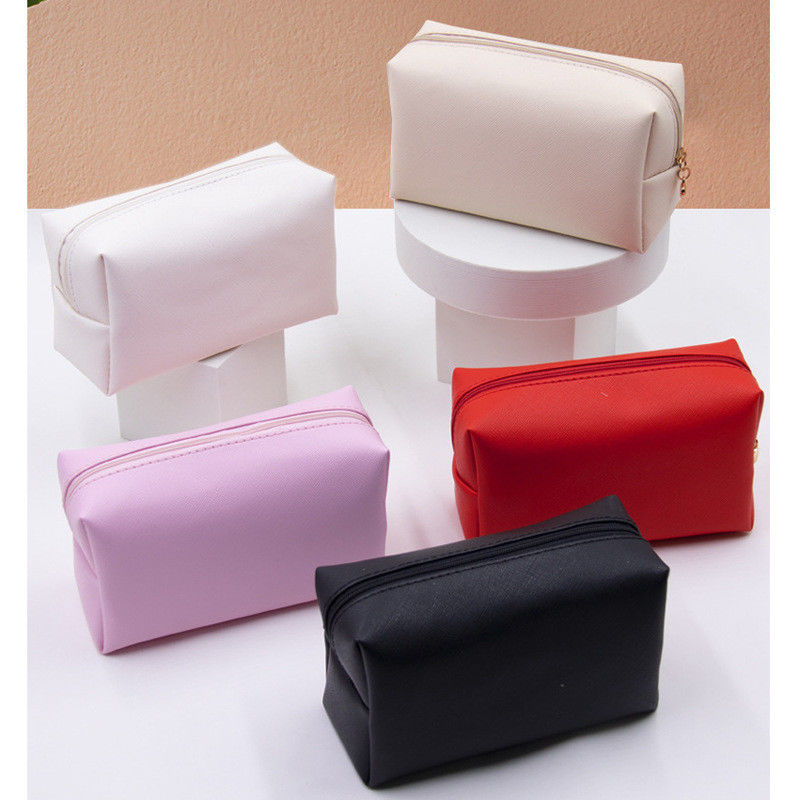 Logo personnalisé Sac de maquillage de beauté de voyage portable avec fermeture à fermeture à glissière et logo personnalisé