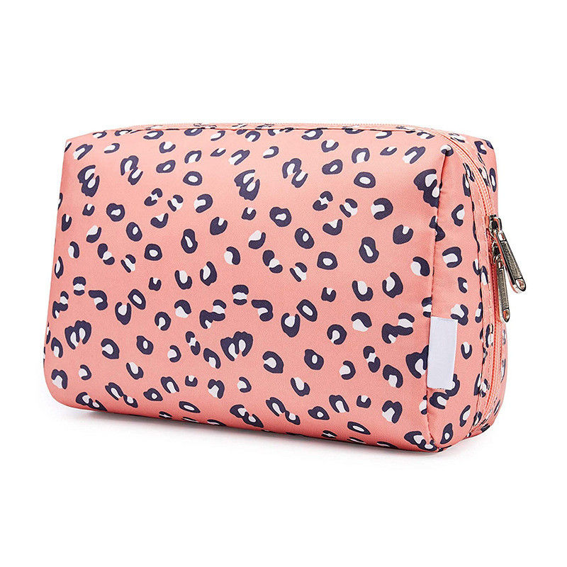 Cas de sac de maquillage recyclé sur mesure en polyester pour une organisation de beauté écologique