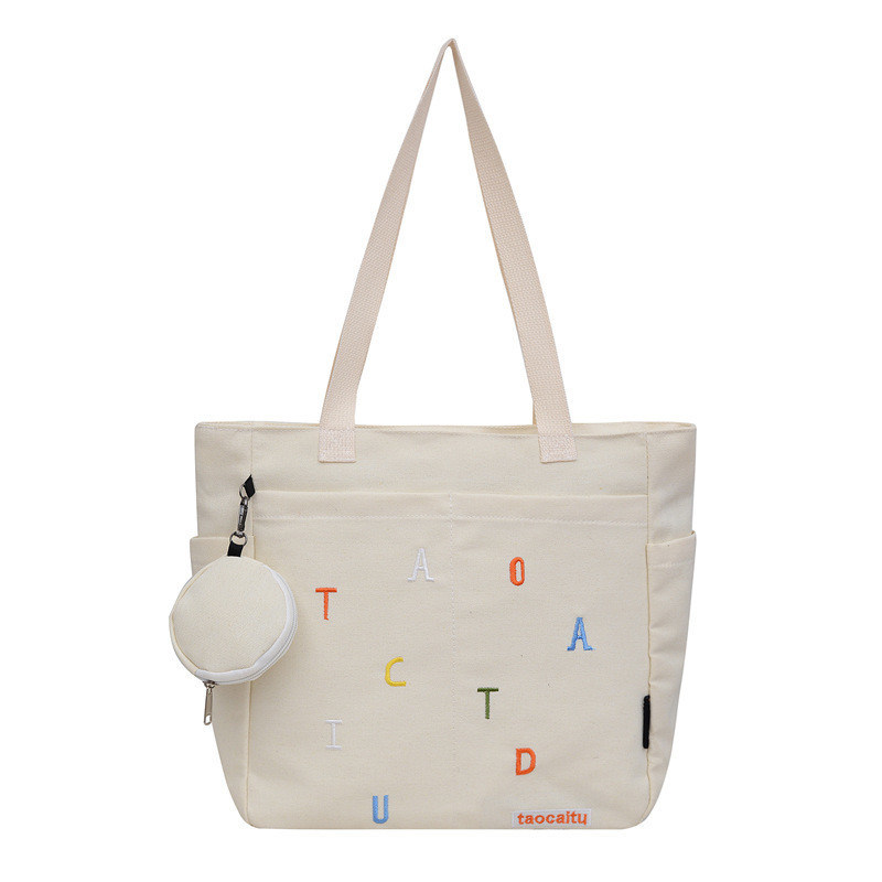 Sacs à main en toile de 2023 pour femme douce en taille moyenne 30-50 cm couleur personnalisée