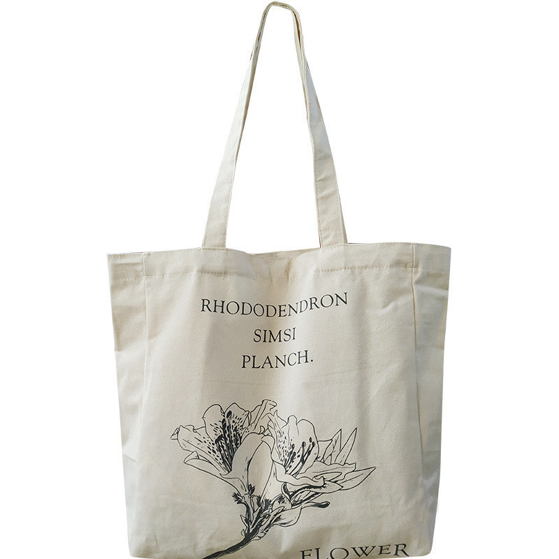 Sac de magasinage en toile de couleur personnalisé avec personnalisation de motifs imprimés