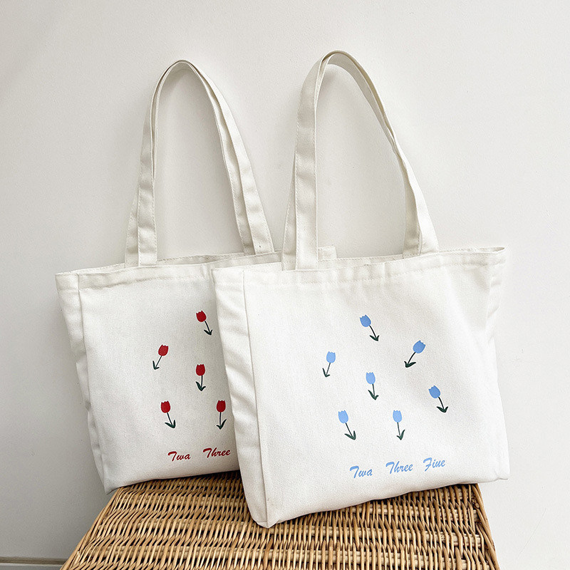 Couleur personnalisée Eco-friendly Large sac de magasinage recyclé Sac à dos en toile de coton