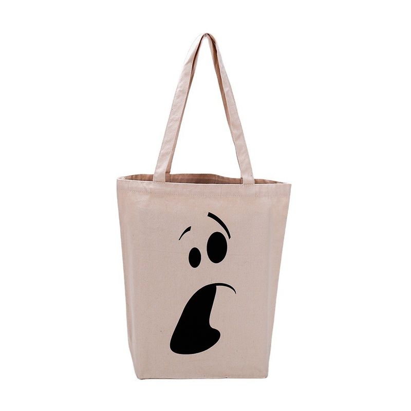 Logo personnalisé Sacs en toile en coton en couleur avec le dernier motif de lettres à la mode