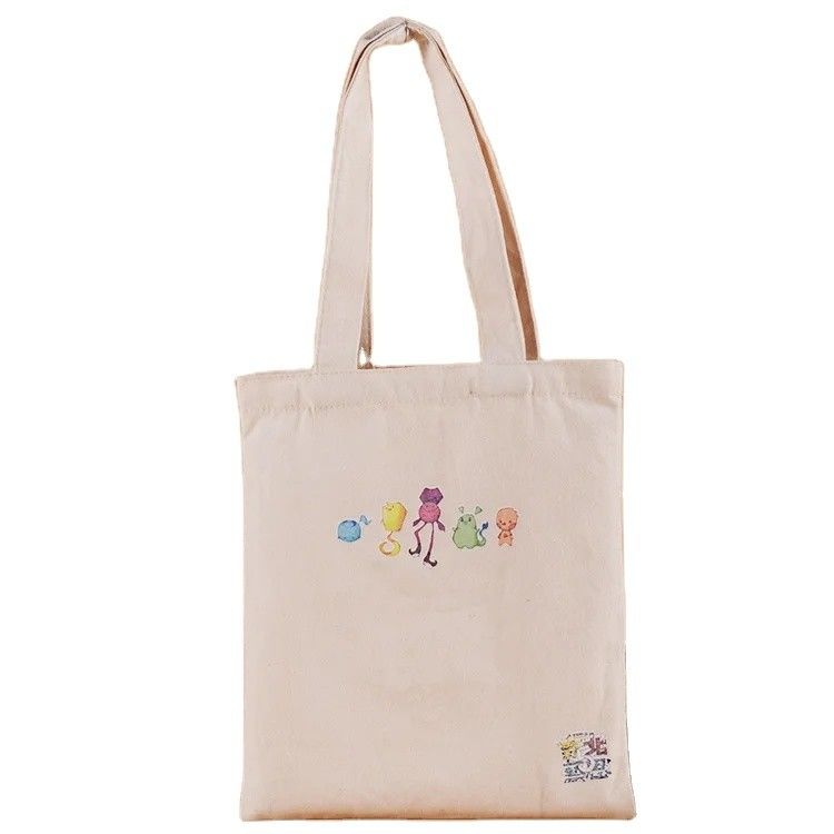 Style à main écologique Logo imprimé sur mesure toile Sacs de magasinage en tissu Sacs de coton