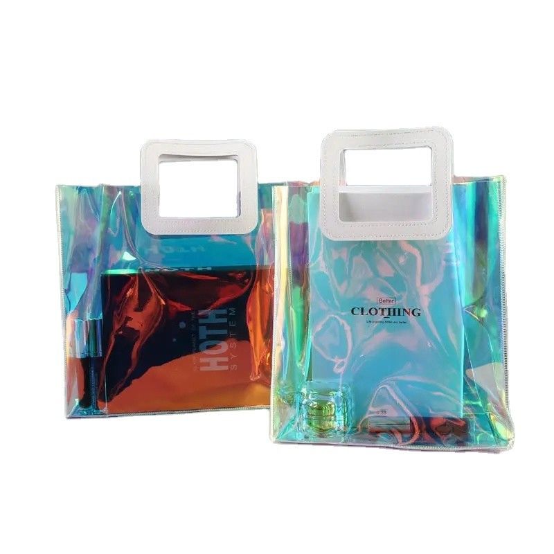 Sac cosmétique en PVC transparent pour cadeau pour un look à la mode