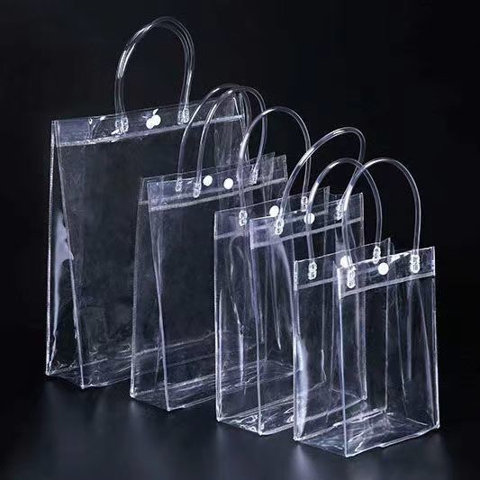 Sac d'emballage en PVC transparent pour cadeaux de voyage