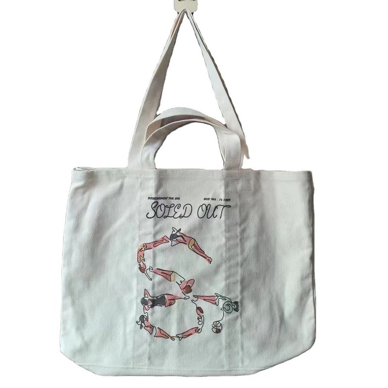 Sac à dos en toile de coton polyvalent et respectueux de l'environnement pour la vie scolaire quotidienne