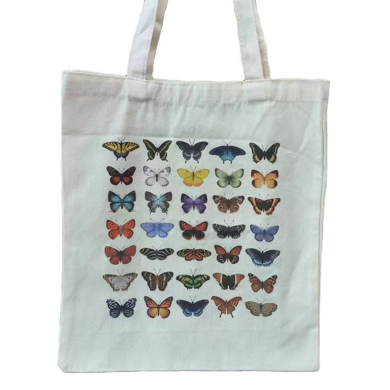 Couleur personnalisée polyester écologique réutilisable en coton toile de magasin
