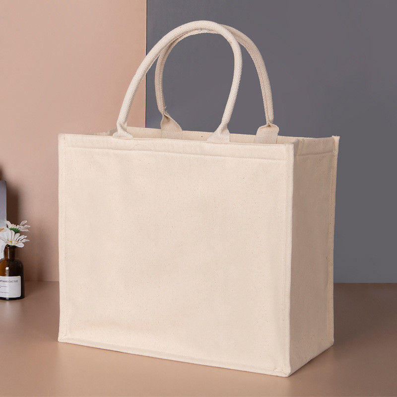Sac à main en coton en toile laminé étanche pour les besoins d'achat