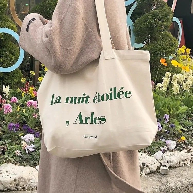Coloris personnalisés sac de toile quotidien pour les besoins d'achat et de grande capacité