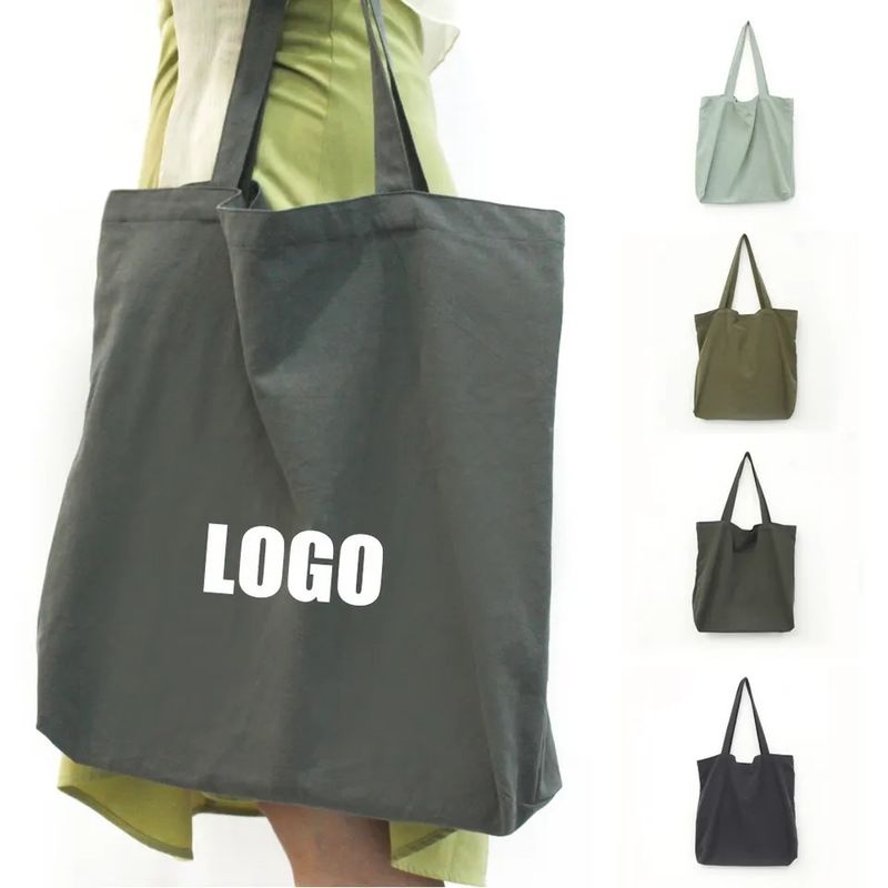 Sac à dos en toile de couleur personnalisé écologique avec logo personnalisé réutilisable et pratique