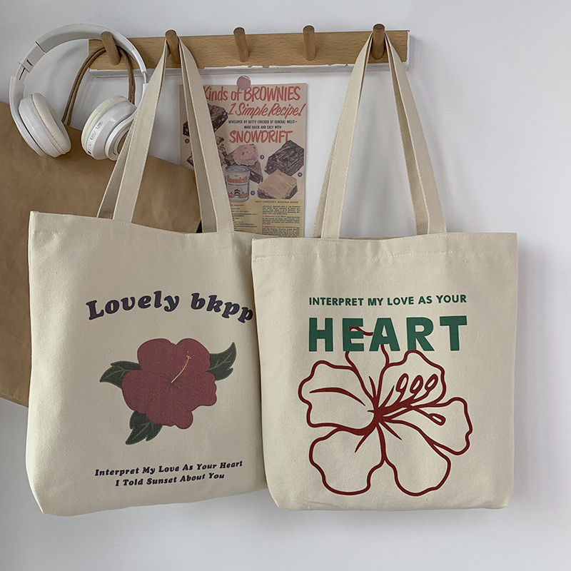Portraits de lettres pour femmes sacs de magasinage en toile sacs à main pour le recyclage et écologique