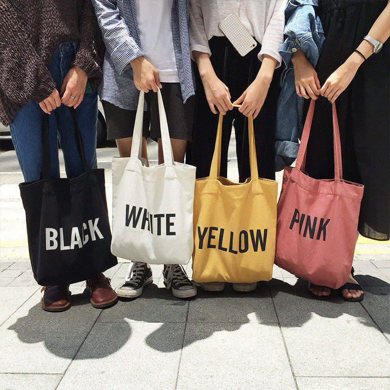 Cadeaux Logo imprimé sur mesure Sacs en toile de coton pour sacs de shopping réutilisables